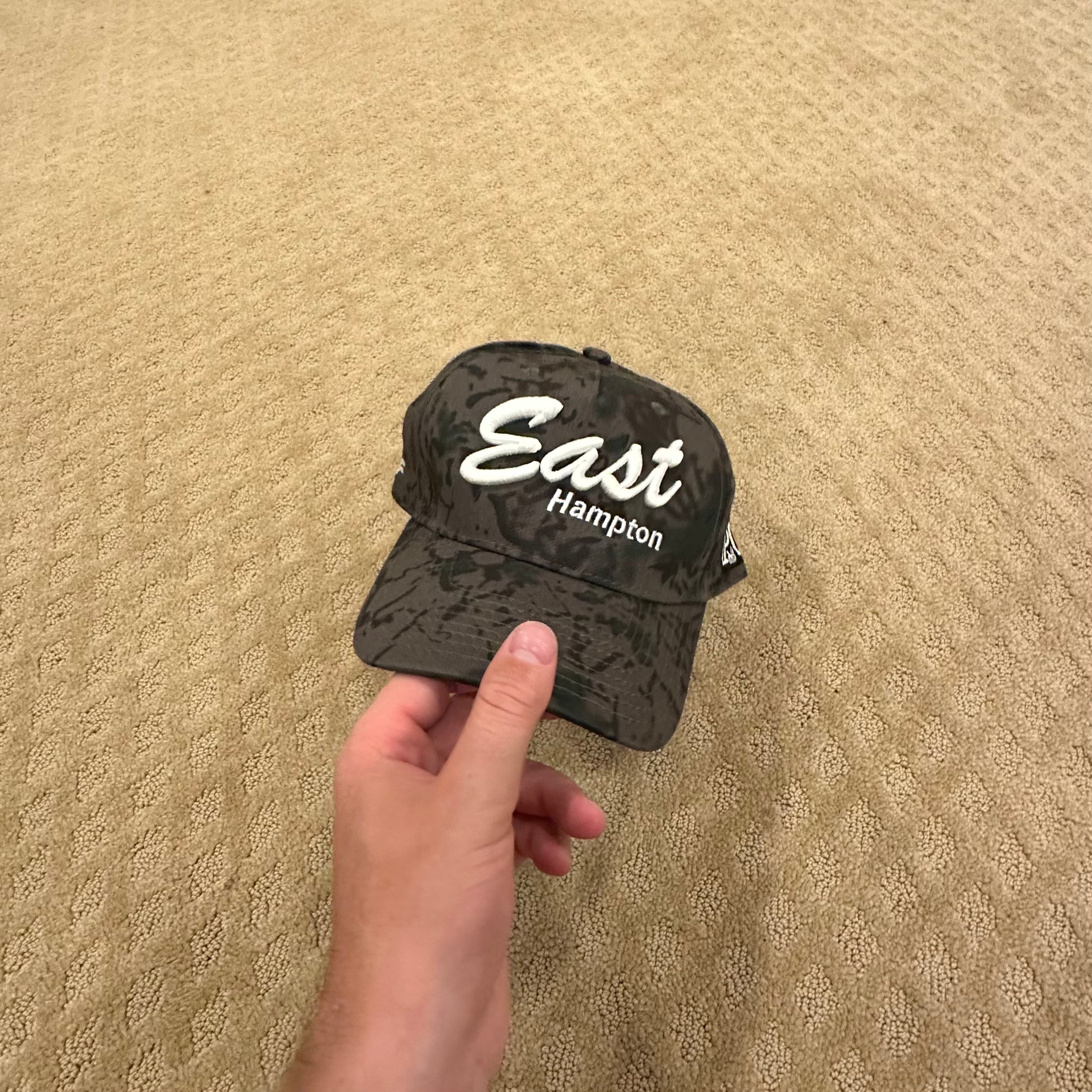 East Hampton Hat - CAMO & BLACK/SILVER