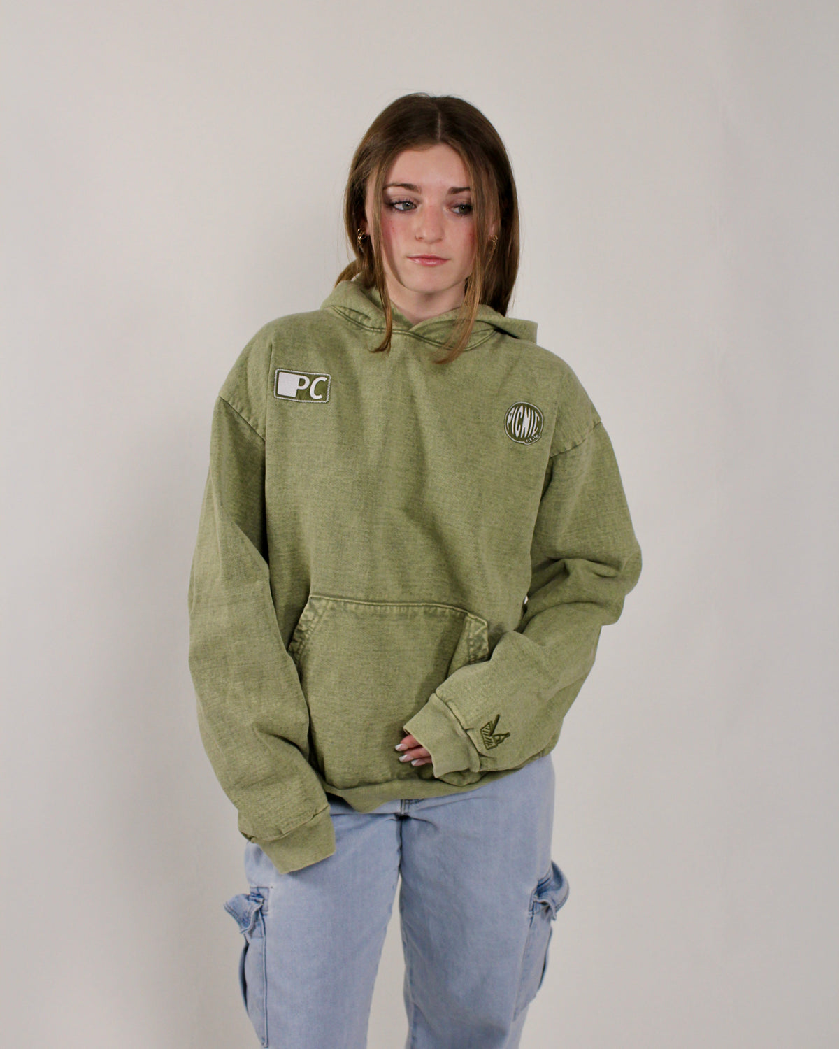 Washed Hoodie MATCHA